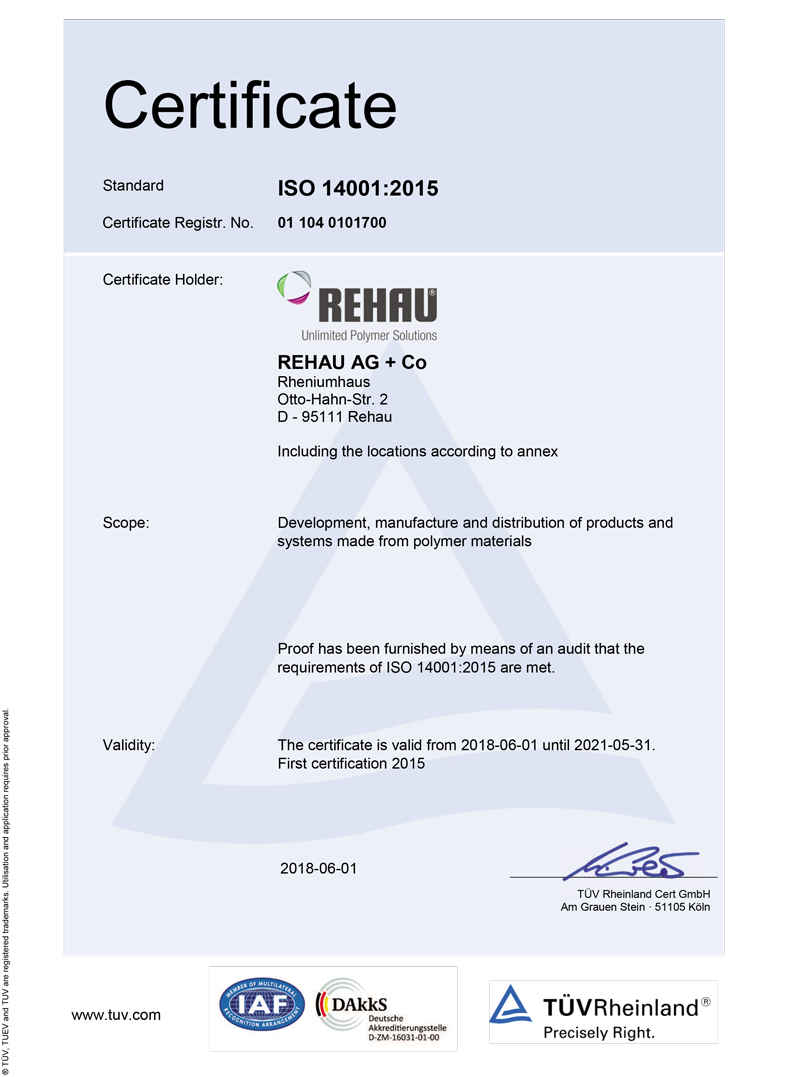 Chứng nhận ISO 14001-2015